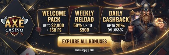 Axe Casino Bonus